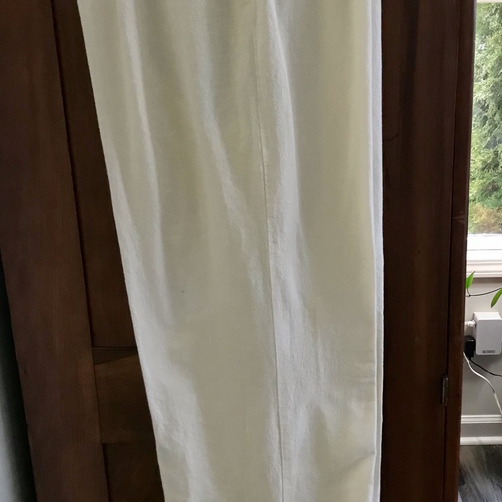 Lounge / Pants 100% crinkle cotton - wide leg linen look - soft- good condition